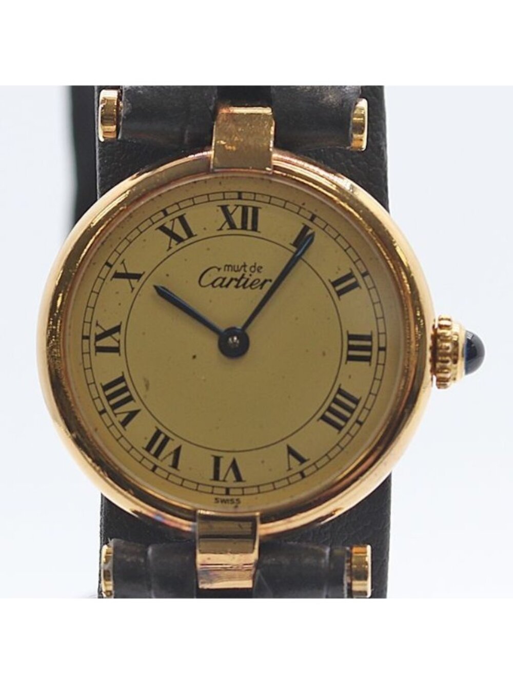 Cartier Vermeil Ivory Dial Watch